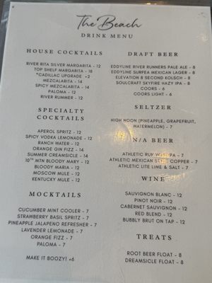 Menu photo 1 The Beach at River Runners Buena Vista, CO Menu photo 1 The Beach at River Runners Buena Vista, CO