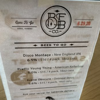 Black Flannel Brewing - Beer to go menu - Brewpubs Near Me - Essex Junction, Vermont