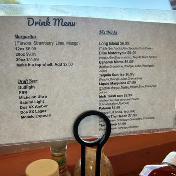 Happy Cinco de Mayo - Bar drink menu - Mexican Near Me - Max Meadows, Virginia