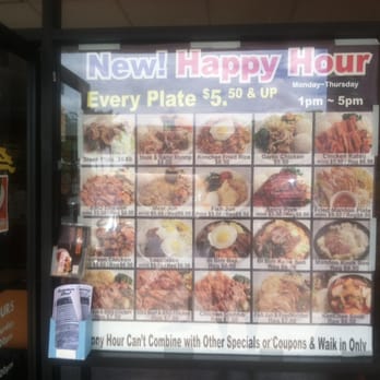 BBQ Hut - Happy Hour Menu - Korean Near Me - Waipahu, Hawaii