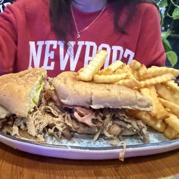 Cuban with fries
