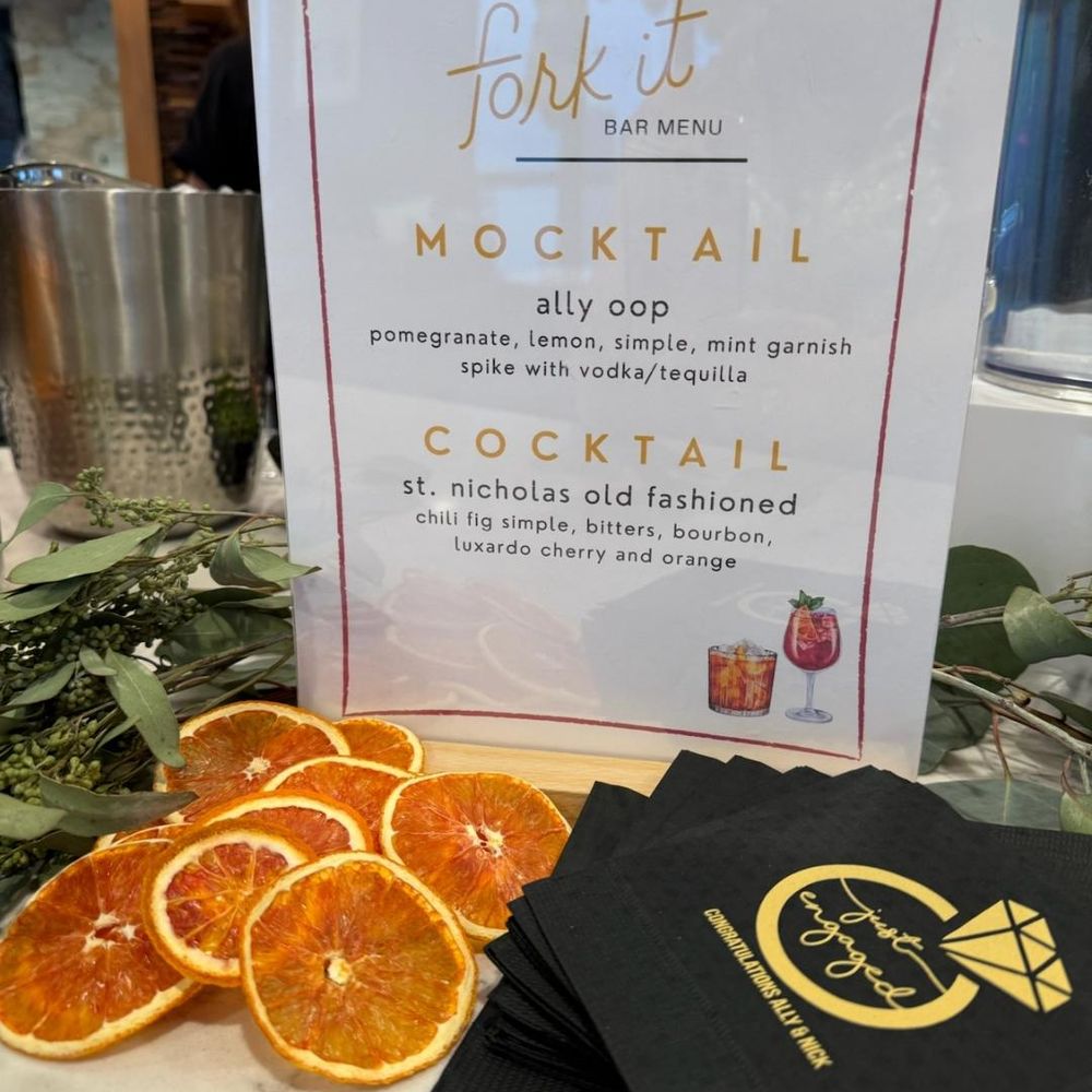 Fork It Foods - Signature cocktails named for the happy couple. - Caterers Near Me - Crystal Lake, Illinois Fork It Foods - Signature cocktails named for the happy couple. - Caterers Near Me - Crystal Lake, Illinois