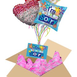 Balloons In The Box - I'm So Sorry Apology Balloon Bouquet
