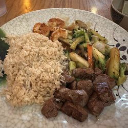 Sake Japanese House - Filet Mignon Steak & shrimp Hibachi