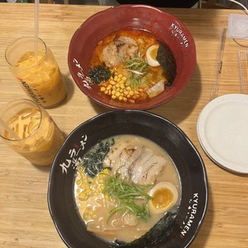 Kyuramen - Flushing - #(4) Sapporo Miso Ramen (4) (6) Kyushu Spicy Tonkotsu Ramen (6) - Ramen Near Me - Flushing, New York