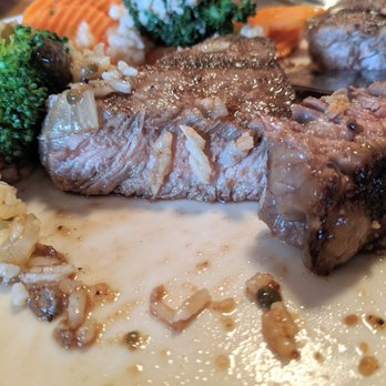 Old Stone Station - new york strip "medium rare" - Seafood Near Me - Cambria, California Old Stone Station - new york strip "medium rare" - Seafood Near Me - Cambria, California
