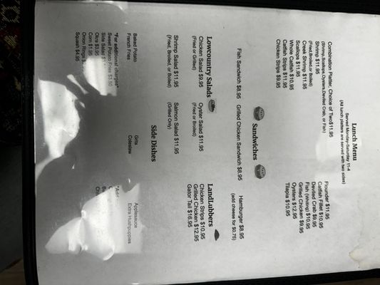 Menu photo 2 Lowcountry Seafood Varnville, SC