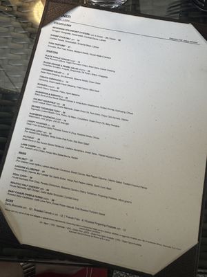 Menu photo 1 Behind The Bookstore Edgartown, MA
