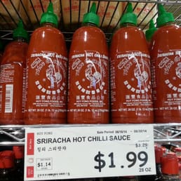 SIRARACHA big bottle 28 oz $ 1.99 sale good thru 6/30/14 SIRARACHA big bottle 28 oz $ 1.99 sale good thru 6/30/14