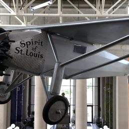 Spirit of St. Louis plane.