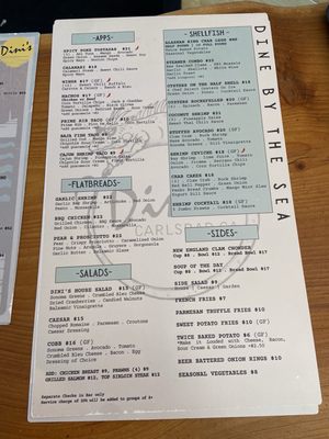 Menu photo 2 Dini's By The Sea Carlsbad, CA