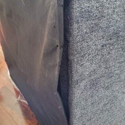 The bottom of the chair