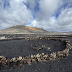 Bodega Stratvs Stratus - Stunning views of the volcanoes from the vineyard.  It's located in a UNESCO world heritage site.