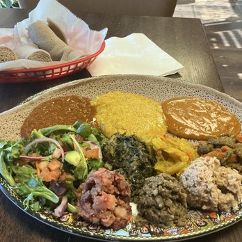 Enat Ethiopian Restaurant - Vegan combo - Ethiopian Near Me - Charlotte, North Carolina Enat Ethiopian Restaurant - Vegan combo - Ethiopian Near Me - Charlotte, North Carolina