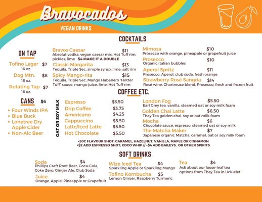Menu photo 3 Bravocados Tofino, BC