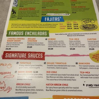 Chuy's - Menu - Tex-Mex Near Me - Orlando, Florida