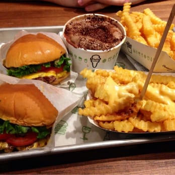 Shake Shack River North - Burgers, fries, and a "concrete" custard thing (I don't know what it was but it was delicious) - Burgers Near Me - Chicago, Illinois Shake Shack River North - Burgers, fries, and a "concrete" custard thing (I don't know what it was but it was delicious) - Burgers Near Me - Chicago, Illinois