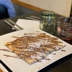French Waffle - Desert Crepe: Nutella and Kit Kat. Sweet and so good. Really satisfied my sweet tooth.