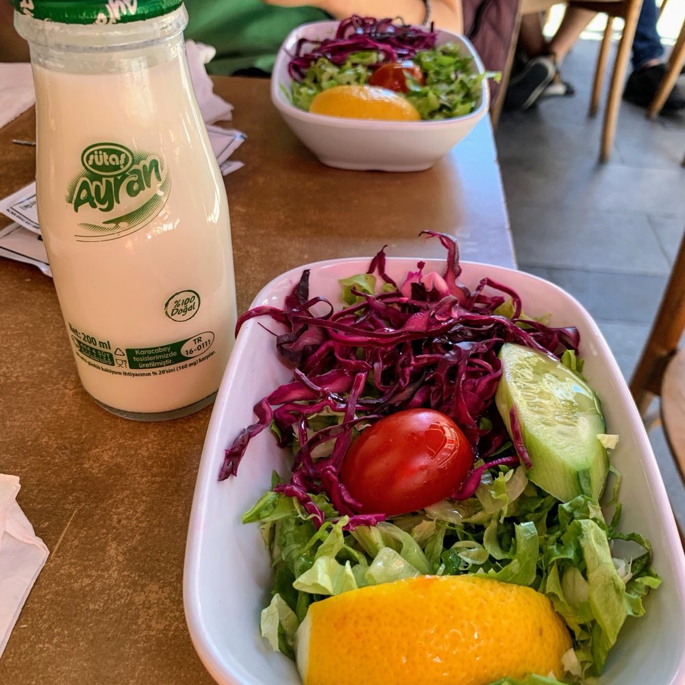 Ciftlik Döner - Salad and Ayran - Donairs Near Me - Istanbul, 34