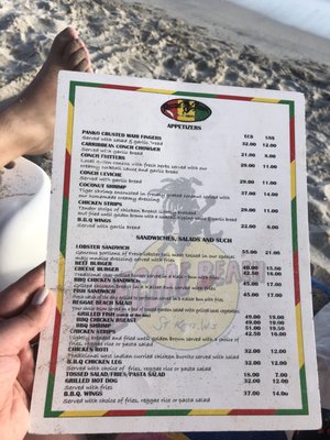 Menu photo 3 Reggae Beach St Kitts, SA Menu photo 3 Reggae Beach St Kitts, SA