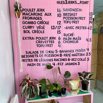 Café Les 3 Jerks - Café Les 3 Jerks Menu! - Haitian Near Me - Montreal, Quebec Café Les 3 Jerks - Café Les 3 Jerks Menu! - Haitian Near Me - Montreal, Quebec