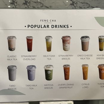 Feng Cha Teahouse - Drinks - Bubble Tea Near Me - Costa Mesa, California