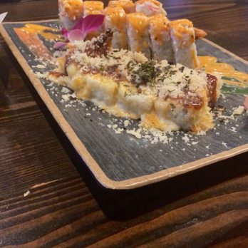 Aha Sushi Bistro - Rock Roll and Crunch Melt Roll. - Japanese Near Me - Gurnee, Illinois Aha Sushi Bistro - Rock Roll and Crunch Melt Roll. - Japanese Near Me - Gurnee, Illinois
