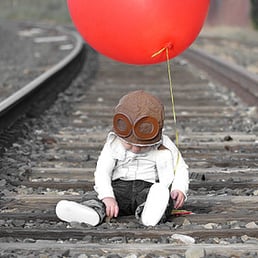Such a sweetheart - stopped to check out the rocks on the tracks Such a sweetheart - stopped to check out the rocks on the tracks