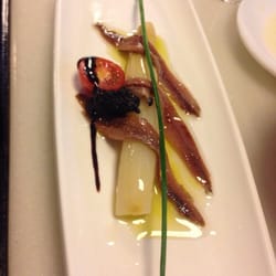 La Cochera - Anchoas con espárrago