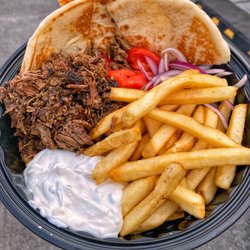 Greco BBQ - Chopped Brisket Platter