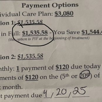 Alignment Chiropractic - This is the amount he stated I owe cause my insurance didn't cover - Chiropractors Near Me - Summerville, South Carolina Alignment Chiropractic - This is the amount he stated I owe cause my insurance didn't cover - Chiropractors Near Me - Summerville, South Carolina