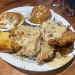 HARD MASKED POTATOES and COLD SALTY CHICKEN AND GRAVY ON A STEAMING HOT PLATE THAT HAD BEEN MICROWAVED! HARD MASKED POTATOES and COLD SALTY CHICKEN AND GRAVY ON A STEAMING HOT PLATE THAT HAD BEEN MICROWAVED!