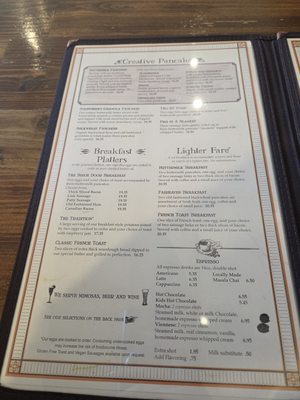 Menu photo 1 The Birch Door Cafe Bellingham, WA Menu photo 1 The Birch Door Cafe Bellingham, WA