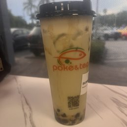 Matcha milk tea