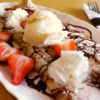 Blossom Bee - Dessert! Nutella, strawberries and ice cream. - Creperies Near Me - Dublin, California Blossom Bee - Dessert! Nutella, strawberries and ice cream. - Creperies Near Me - Dublin, California