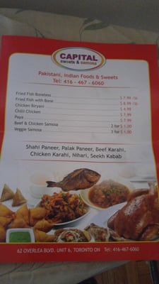 Menu photo 2 Capital Sweet And Samosa Thorncliffe Park, ON