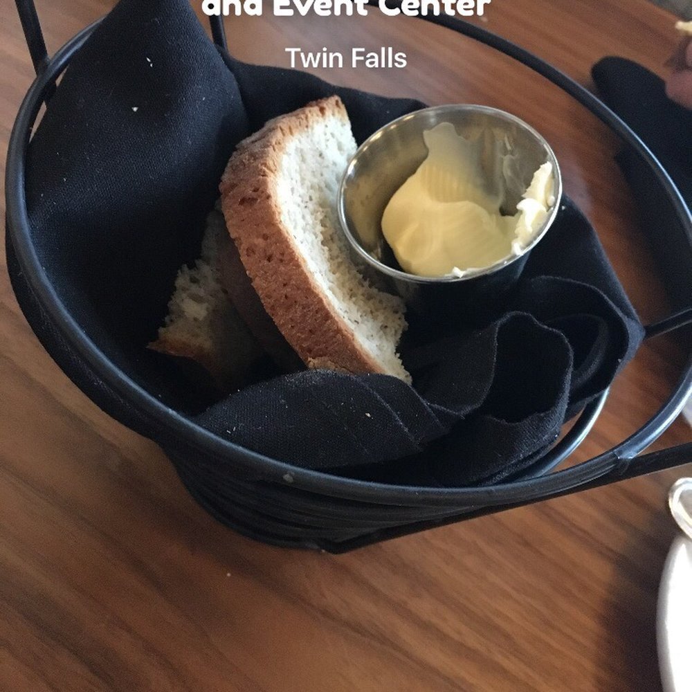 Canyon Crest Event Center - Gluten free bread! Wow I am was happy I have never had my own GF bread basket. What a treat. - New American Near Me - Twin Falls, Idaho Canyon Crest Event Center - Gluten free bread! Wow I am was happy I have never had my own GF bread basket. What a treat. - New American Near Me - Twin Falls, Idaho