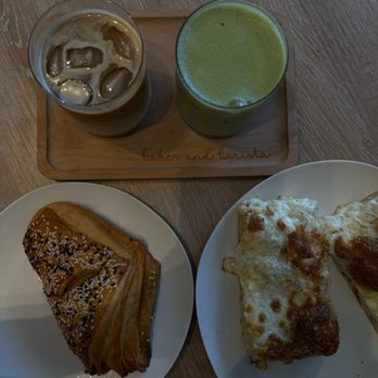 Baker And Barista - Iced latte, iced matcha latte, - Bakeries Near Me - Miami, Florida