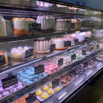 Luca Pastry - Bakery case at Luca Pastry - the Cookies and Cream cake is WONDERFUL - Bakeries Near Me - Ann Arbor, Michigan