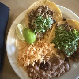 Tacos from buffet