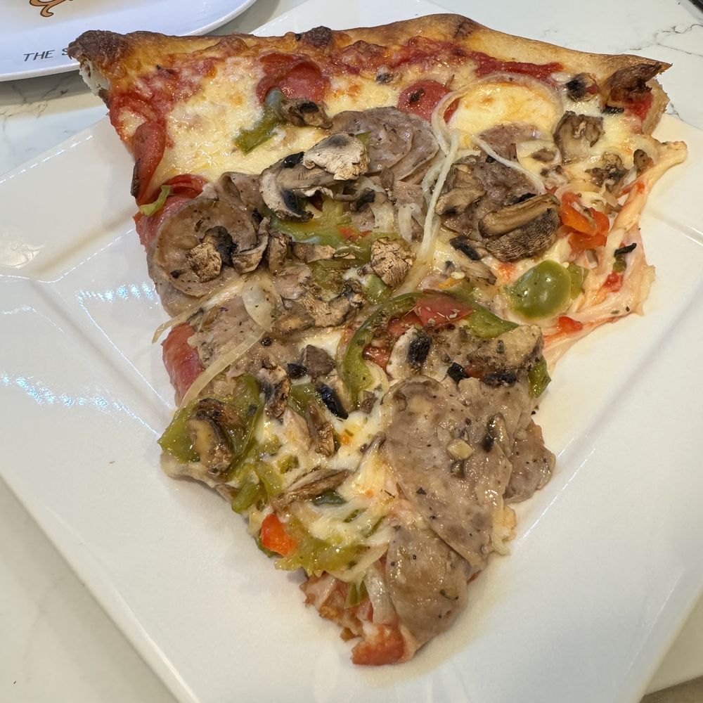 Vesuvio's Pizza - Slice of 18" Vesuvio's Special Pizza. Delish! - Pizza Near Me - Naples, Florida Vesuvio's Pizza - Slice of 18" Vesuvio's Special Pizza. Delish! - Pizza Near Me - Naples, Florida