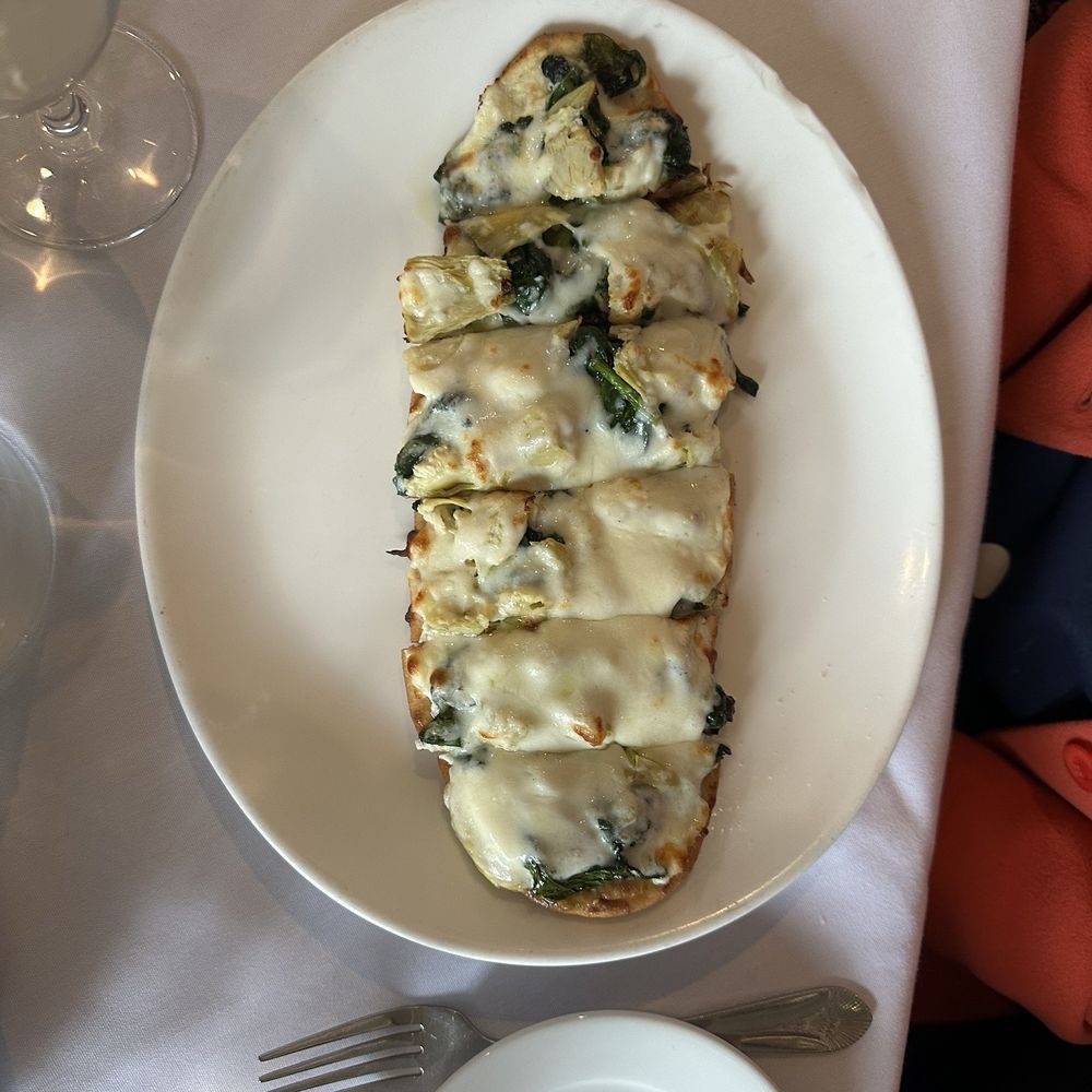 Ruvo - Spinach Artichoke Flatbread - Italian Near Me - Port Jefferson, New York