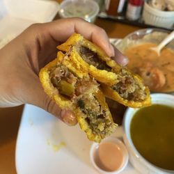 Cafe Colombia - Empanadas de res ( beef turnover).