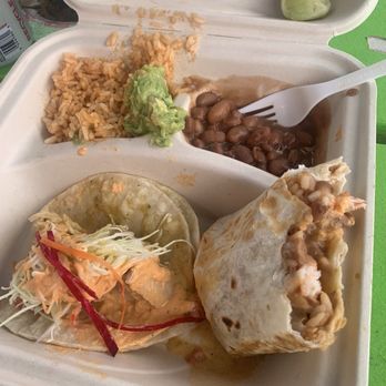 Al Pastor - Ahi tuna taco and shrimp burrito - Mexican Near Me - Kapaa, Hawaii