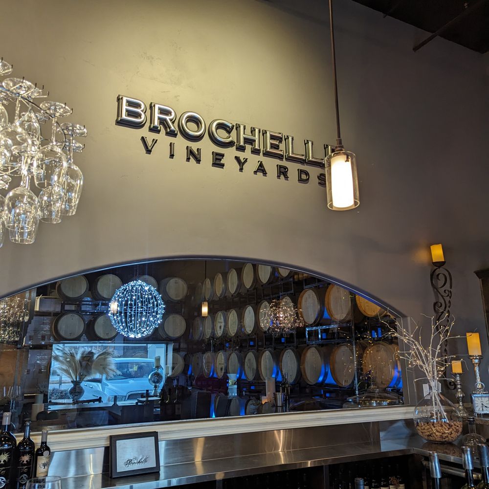 Brochelle Vineyards - Looking into the barrel room - Wine Tasting Room Near Me - Paso Robles, California