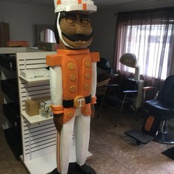 Recovered Relics - This is Winston our store mascot. He is a 7 foot tall nutcracker sporting the Tennessee Vols football team uniform. This is Vols country!!!!
