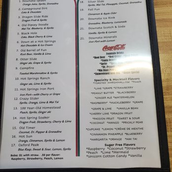 Downata Hot Springs - Menu - Resorts Near Me - Downey, Idaho