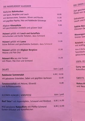 Menu photo 1 Raskolnikoff Dresden, SN