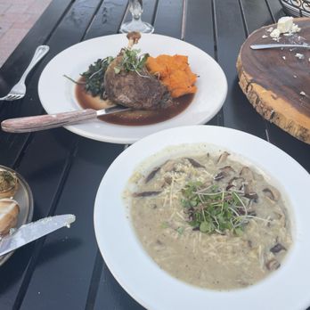 The Drunken Horse - Duck Confit, Risotto.. Thought we would have leftovers but we ate it all. Sooooo good! - Wine Bars Near Me - St. Augustine, Florida
