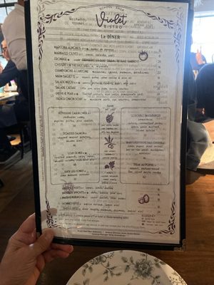 Menu photo 2 Violet Bistro Los Angeles, CA Menu photo 2 Violet Bistro Los Angeles, CA